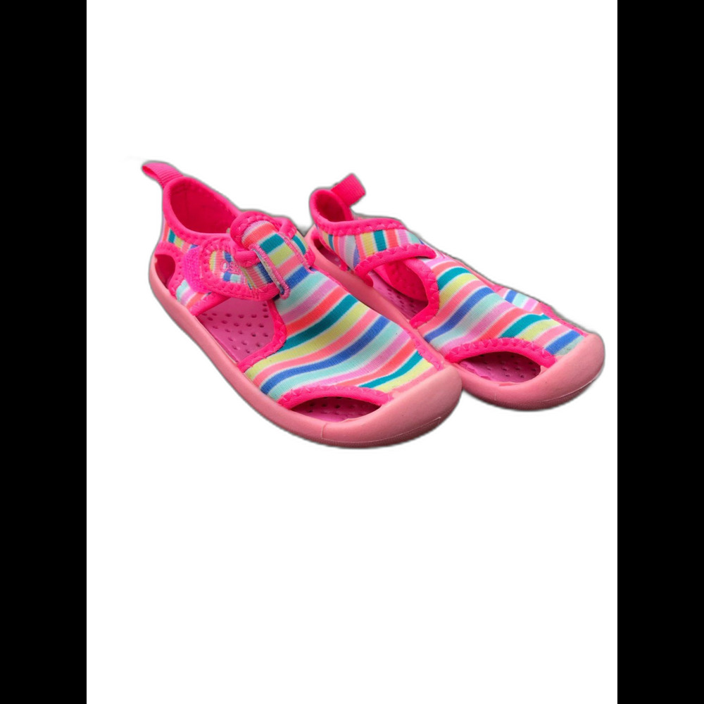 Osh Kosh Water Sandals striped pink size 7